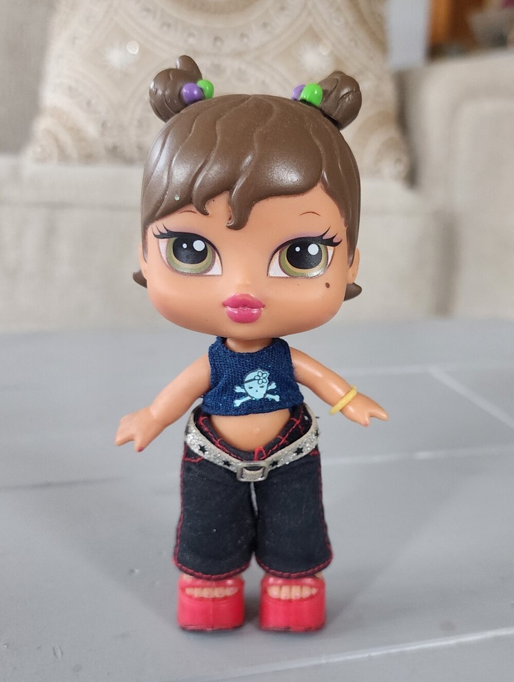 MGA Bratz Babyz Yasmin 6" Doll Re-dressed Brunette Cute